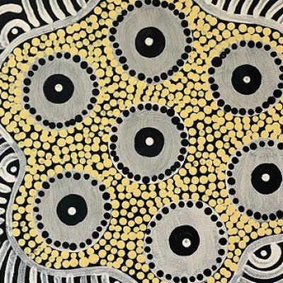 Detail of Aboriginal artwork